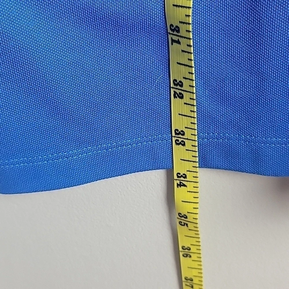 Tory Sport- Pique Chevron Polo Golf Dress Galleria Blue-Size XS
